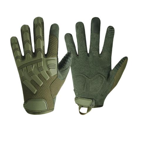 High Quality Outdoor Combat Rubber Tactical Gloves Full Finger